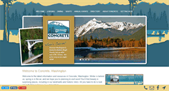 Desktop Screenshot of concrete-wa.com