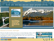 Tablet Screenshot of concrete-wa.com